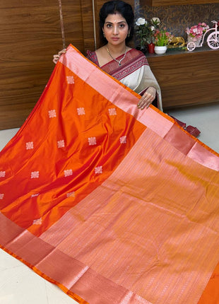 Premium Kanchi Silver Zari