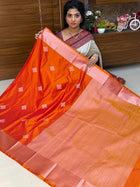 Premium Kanchi Silver Zari