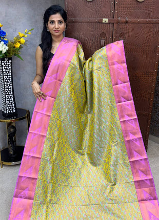 Triple Shade Kanchi Silk