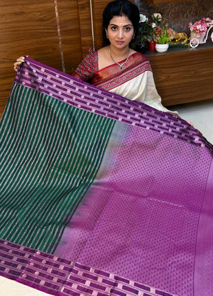 Kanchi Silk Silver Zari
