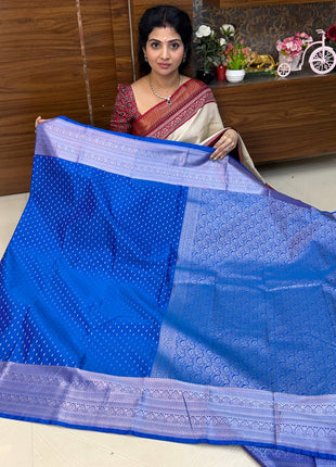 Kanchi Silk Silver Zari