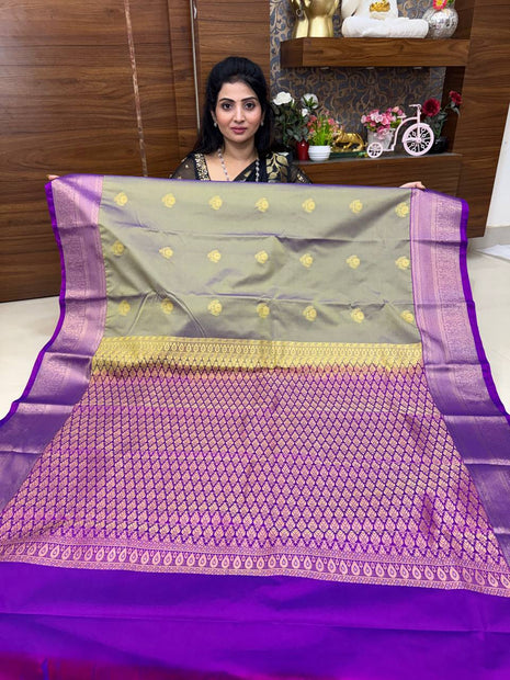 Premium Kanchi Gold Zari