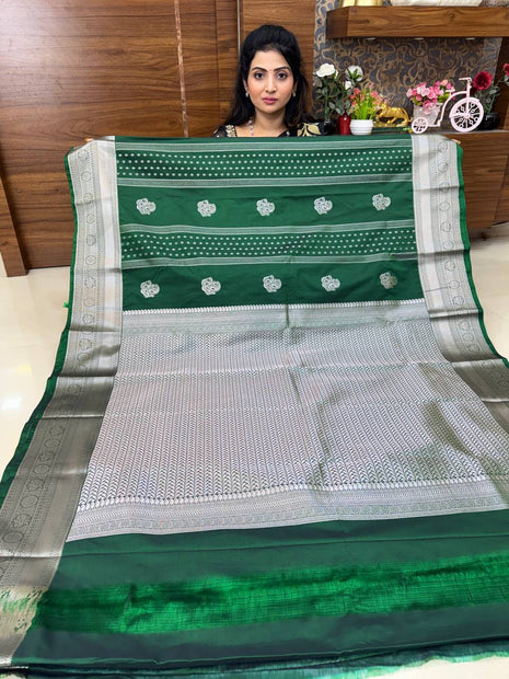 Kanchi Silk Silver Zari