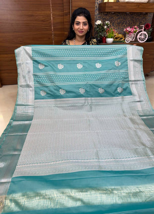 Kanchi Silk Silver Zari