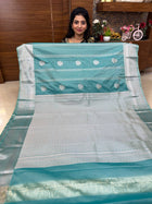Kanchi Silk Silver Zari