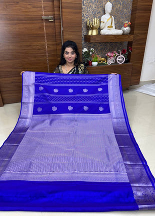 Kanchi Silk Silver Zari