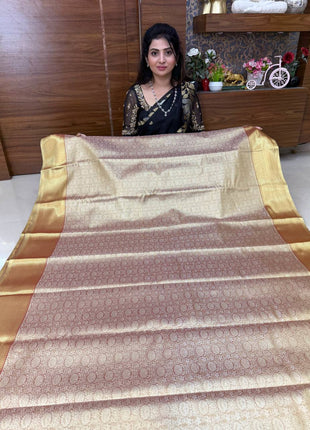 Handloom Golden Bridal Tissue