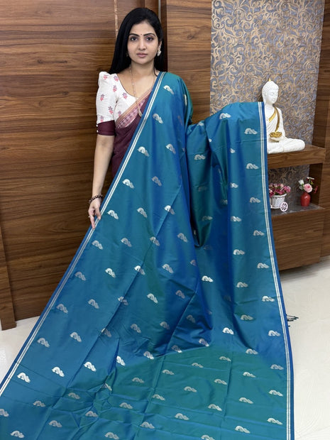 Border Less Kanchi Silk