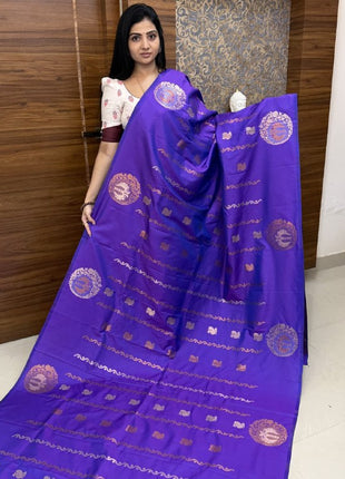 Border Less Kanchi Silk