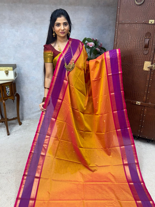 Mercerised Pure Chettinad Cotton