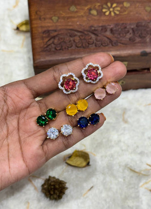 Changeable Stone Earring