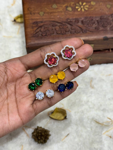 Changeable Stone Earring