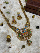 Temple with Diamond look Stone Jewellery