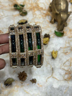 Side Bangle With Stone Work