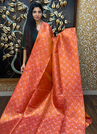 Border Less Kanchi Silk