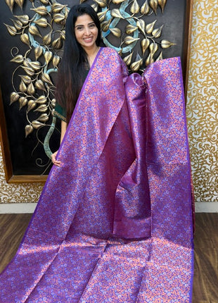 Border Less Kanchi Silk