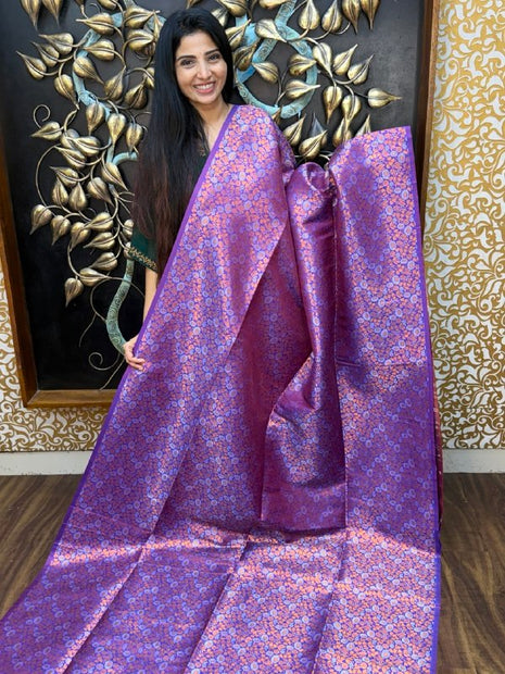 Border Less Kanchi Silk