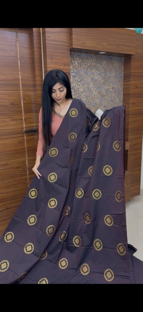 Border Less Kanchi Silk