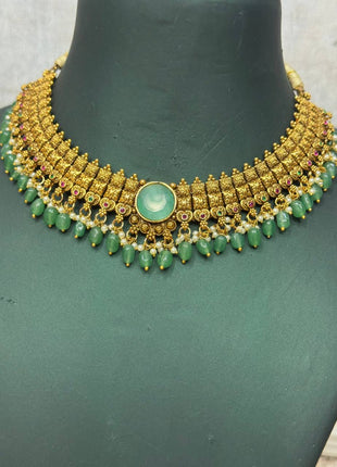 Stone With Choker Necklace Jewellery