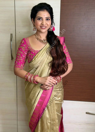 Semi Raw Silk
