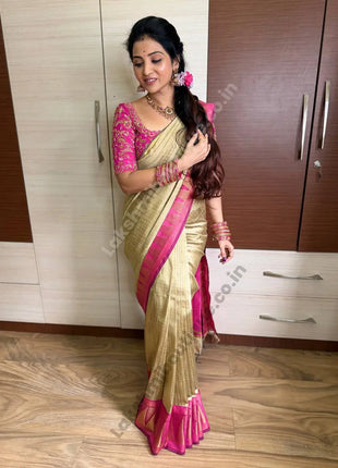 Semi Raw Silk