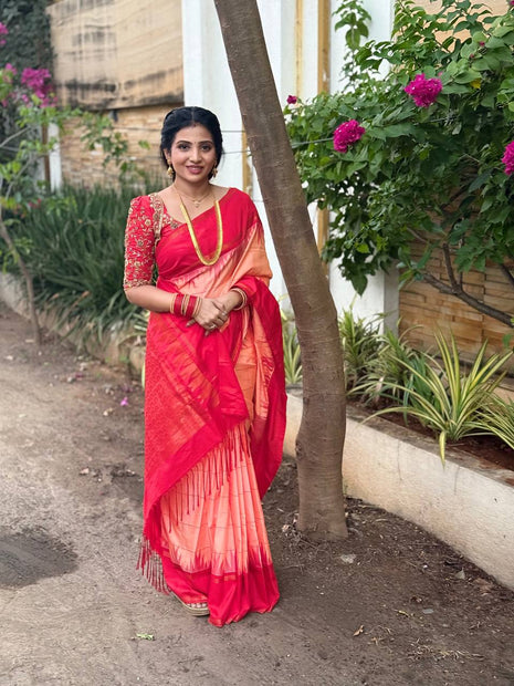 Retta Patta Border Silk