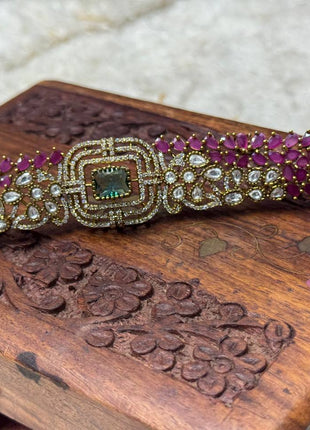 Stone With Choker Necklace Jewellery