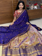 Lehenga in Free Size (Semi Stitched )