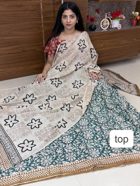 Bagur Cotton Suit (Unstitched)