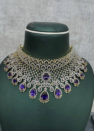 Stone With Choker Necklace Jewellery