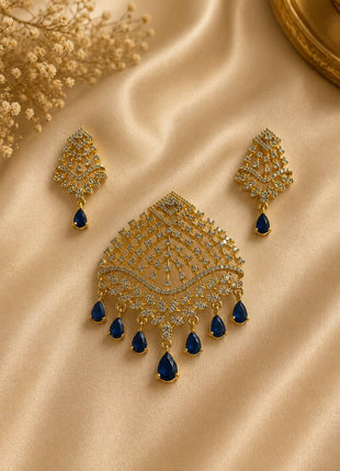 Stone Dollar With Earring