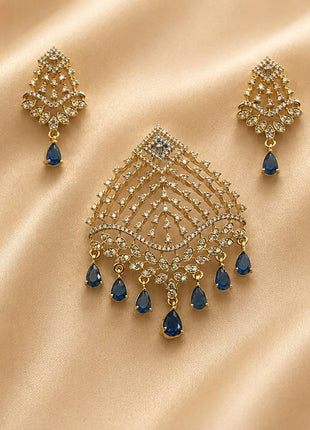 Stone Dollar With Earring