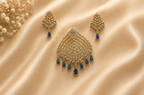 Stone Dollar With Earring