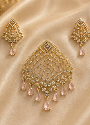 Stone Dollar With Earring