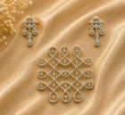 Stone Dollar With Earring