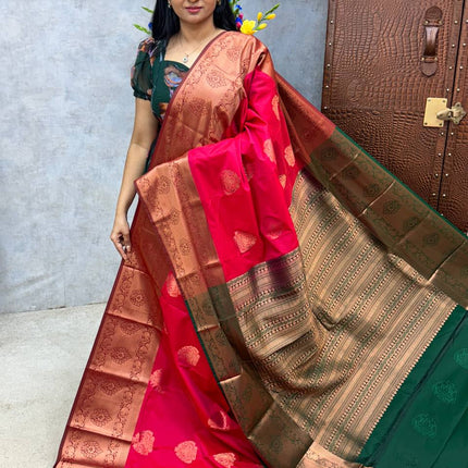 Long Border Kanchi Silk