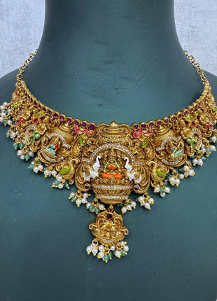 Temple With Choker Necklace Jewellery