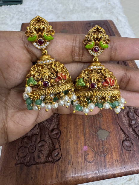 Temple With Choker Necklace Jewellery