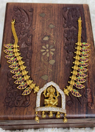 Temple with Diamond look Stone Jewellery