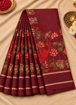 Printed Pure Silk