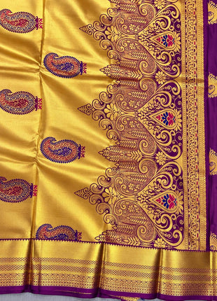 Kanchi Silk Gold Zari