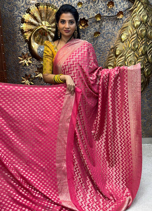 Pure Georgette Banarasi