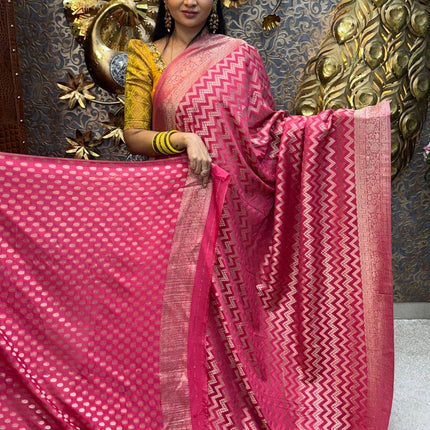 Pure Georgette Banarasi