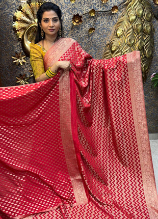 Pure Georgette Banarasi
