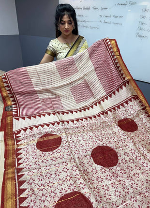 Pure Maheshwari Silk