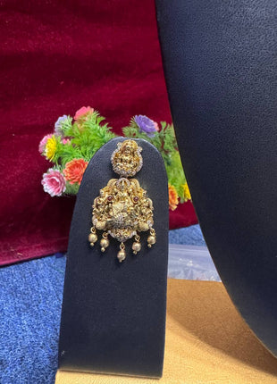 Long Dollar Chain With Earring