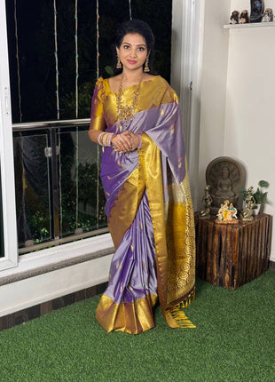 Premium Kanchi Gold Zari