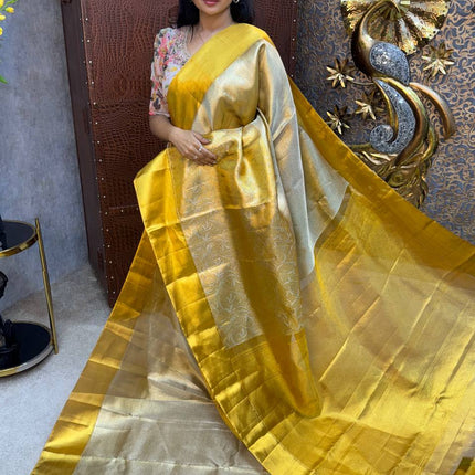 2 Gram Gold Handloom Silk with Jyothika Saree