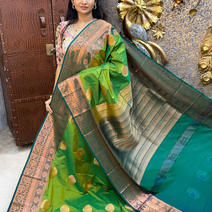 Long Border Kanchi Silk