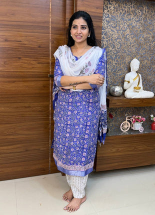 Linen Cotton Suit (Unstitched)